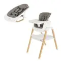 Стул для кормления Tutti Bambini High chair NOVA Complete White/Oak 611010/3511B