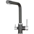 Смеситель для кухни с подключением к фильтру Point черный pn3103b