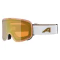Маска горнолыжная ALPINA Penken Q White-Gold Matt/Q Gold S2 (US: L)