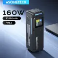 160 Вт Power Bank 27000 мАч 140 Вт PD 3.1 USB C Внешняя батарея с быстрой зарядкой Портативный PowerBank для IPhone Ноутбук Macbook Samsung