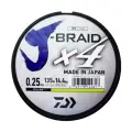 Плетеный шнур DAIWA J-Braid X4, 135 м, 14.4 кг, yellow, 1 шт.
