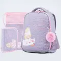 Школьный набор рюкзак + мешок + пенал Принцесса котофей 02817330-40 размер выс. 35 см