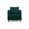 Кресло-кровать раскладное PUSHE Фьорд Smart 70, велюр, темно-зеленый Velutto 20