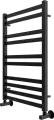 Полотенцесушитель водяной Акватек Лира П10 50x80 черный муар AQ KP1080BL