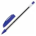 Офисмаг Ручка шариковая масляная офисмаг, синяя, корпус прозрачный, узел 0,7 мм, линия письма 0,35 мм, 142151, 50 шт.