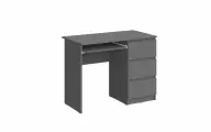 Стол письменный Челси 3 выдвижных ящика (Графит/Графит)