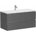 Тумба под раковину Тумба подвесная SANCOS Folk 995х445х500, c двумя ящиками оснащенными доводчиками, Grey soft, арт. FL100GS