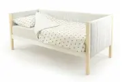 Детская кровать-тахта мягкая Бельмарко Svogen 165*76 см, бежевый, белый