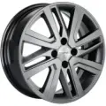 Колесный диск Khomen Wheels KHW1609 6x16 4x100 ET41 60,1 G-Silver литой для автомобиля