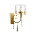 Бра Odeon Light Exclusive Nicole 4886/1W, цвет Янтарный/Бронза, материал Металл/Стекло