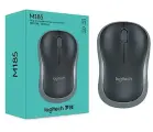 Мышь Logitech M185, оптическая, беспроводная, USB, черный и серый [910-002252]