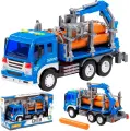 Автомобиль Сити лесовоз инерционный со светом и звуком синий в коробке 96050 П-Е