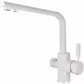 Смеситель для кухни под фильтр KAISER Decor 40144-10 белый глянец
