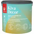 Лак для дерева Tikkurila Kiva Decor , акрилатный, полуматовый, база EP, 2,7 л