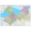 Настенная карта Ленинградской области 139 х 209 см (на баннере)