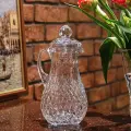 Кувшин для воды и напитков, хрустальный, с крышкой и ручкой, объем 1,2 литра, Неман 6209-900/300