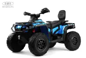 Детский электроквадроцикл RiverToys BRP Can-Am Outlander (Y888YY) с дистанционным управлением, двухместный синий