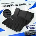 Коврики для Hongqi E-HS9 (2020-) Premium (EVA 3D) в cалон