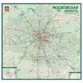 Автомобильная карта Московской области, 1:200Т