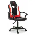 Кресло игровое Zombie 11LT черный/красный текстиль/эко. кожа крестовина пластик