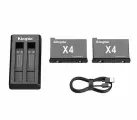 Зарядное устройство Kingma BM066 + 2 аккумулятора для Insta360 One X4