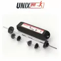 Набор гантелей UNIX Fit DBKITU50, с штангой, разборный, 50кг, в кейсе