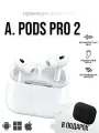 Наушники беспроводные с шумоподавлением Pods Pro 2 для iphone и android