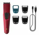 Триммер для бороды и усов Philips BT1235/18, сменные насадки 4шт.