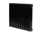 Стальной трубчатый радиатор отопления IRSAP TESI 30565 12 секций чёрный боковое подключение 3/4