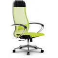 Кресло компьютерное МЕТТА-4(MPRU)/подл.131/осн.004 лайм/лайм