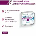 Влажный корм Monge VetSolution Cat Gastrointestinal гастро интестинал для кошек при заболеваниях ЖКТ 12 шт по 100 гр.