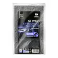 Губка автомобильная крупнопористая Grass Car Sponge, серая