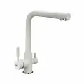 Смеситель для кухни белый под фильтр ZEGOR SAF18-A092-KW
