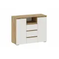 Комод для одежды Нонтон Инта, 120.2x46x95,8 см, Дуб Золотой / Белый