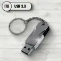 Металлический Флеш-накопитель Usb 3.0, 1ТБ, серебристый металлик