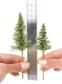 011se005 Набор реалистичных сосен высотой 10-15 см (10шт)