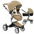 Коляска 2в1 Mima Xari Latte/Sandy beige на шасси серебро
