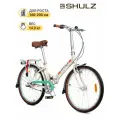Складной велосипед SHULZ Krabi V-brake, колеса 24″, 3 скорости - Мухоморы