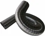 Газоход гибкий гофрированный 100 мм, L 1 м, нержавеющая сталь, до 700 градусов виенто 100ВС-1