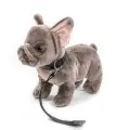 Игрушка Французский бульдог серый 23см, N20034R
