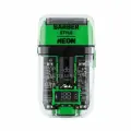 Шейвер для проработки контуров/бороды DEWAL PRO BARBER STYLE NEON GREEN, аккумулятор, 7000об/мин,2 бреющих головки