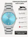 Наручные часы Slazenger, серебристый/голубой