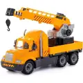 Игрушка Полесье 61966 Майк, автомобиль-кран с поворотной платформой