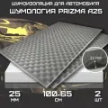 Шумоизоляция для автомобиля Шумология Prizma A25 (2 листа 100*65см) Шумоизоляция волна для дверей, крыши