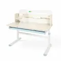 Парта T434, белая, столешница МДФ, антибликовое покрытие, металл, регулировка наклона