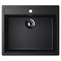 Кухонная мойка Ulgran из искусственного камня U-104-308, черный