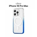 Чехол на iPhone 16 Pro Max uBear Fusion Mag Case, MagSafe совместимый, синий неон / чехол на айфон 16 про макс
