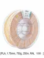Бежевый экологичный пластик PLA для принтеров 1.75мм 750г