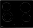 Электрическая варочная панель Candy CHXC64DVB 58 см, 4 конфорки стеклокерамика, черный