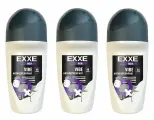 EXXE MEN Дезодорант антиперспирант VIBE, 50 мл (ролик), 3 шт